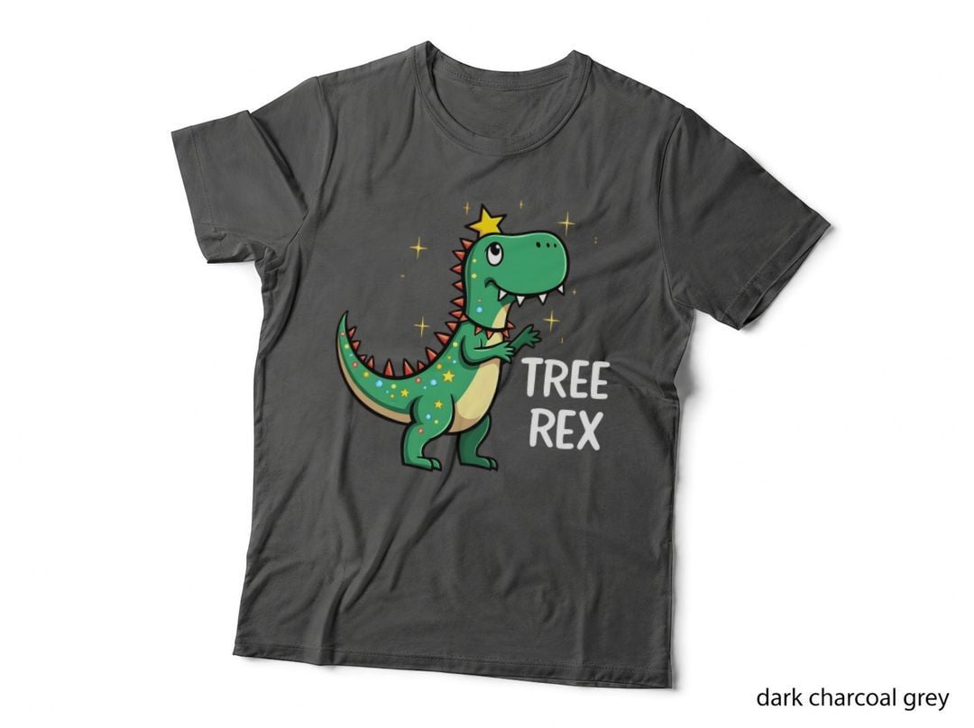 Tree Rex Dinosaur Christmas Xmas T-Shirt