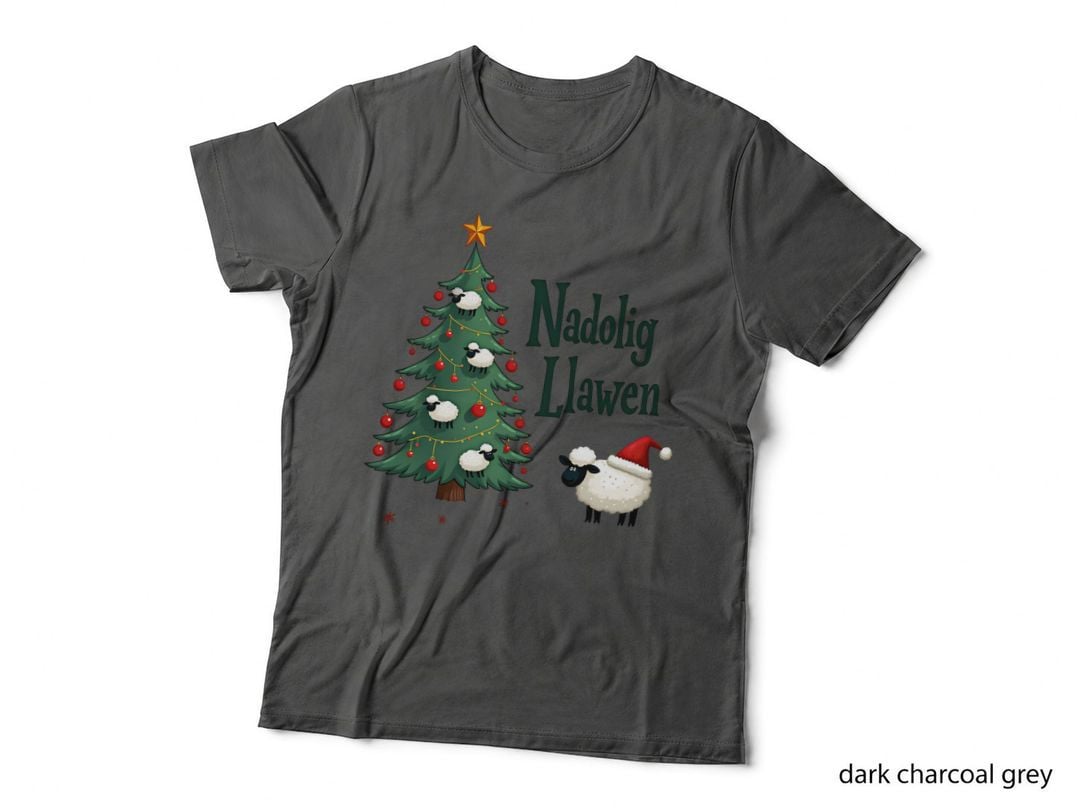 Welsh Sheep Baubles Christmas T-Shirt