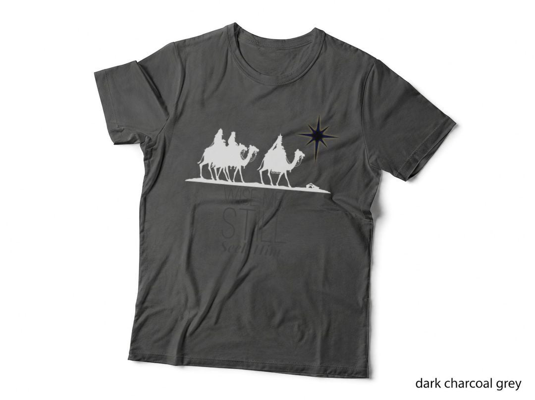 Wise Men Still Seek Him Christian Christmas Jesus Design T-Shirt