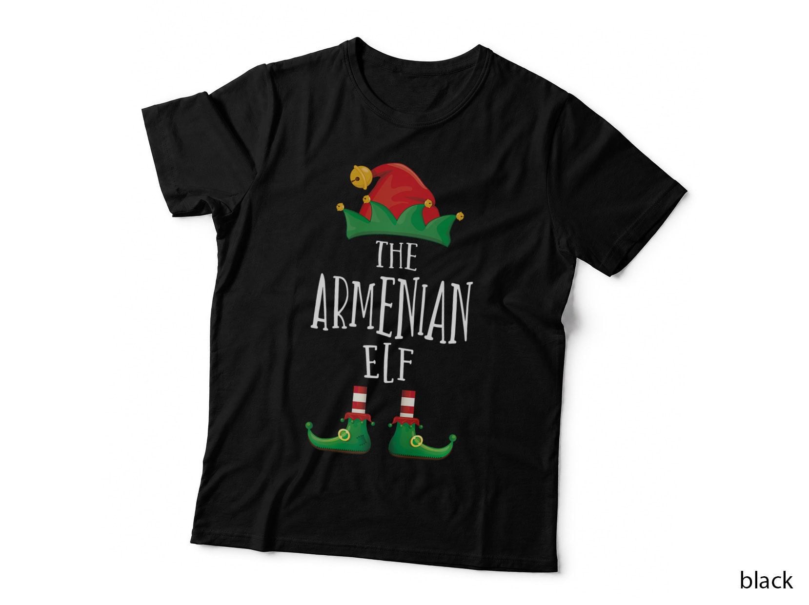 Armenian Elf Family Matching Christmas Pajamas, Holiday T-Shirt