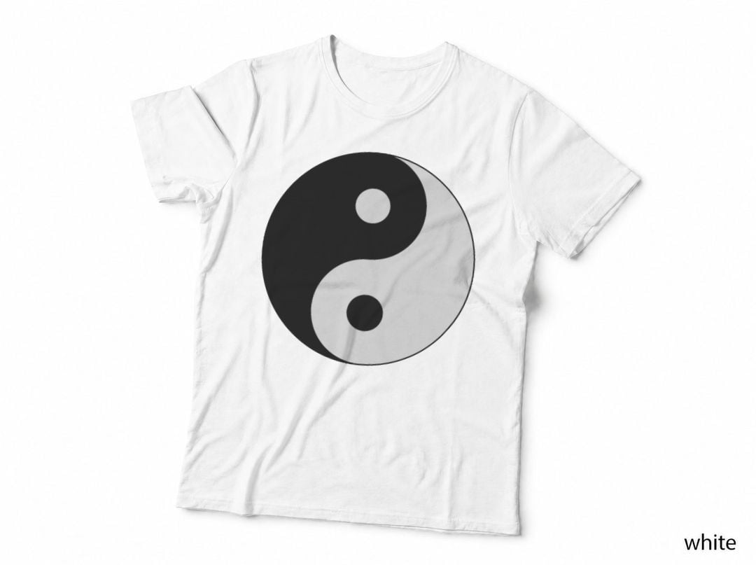 Big Yin Yang Black White Costume Cool Cute Christmas Gift T-Shirt