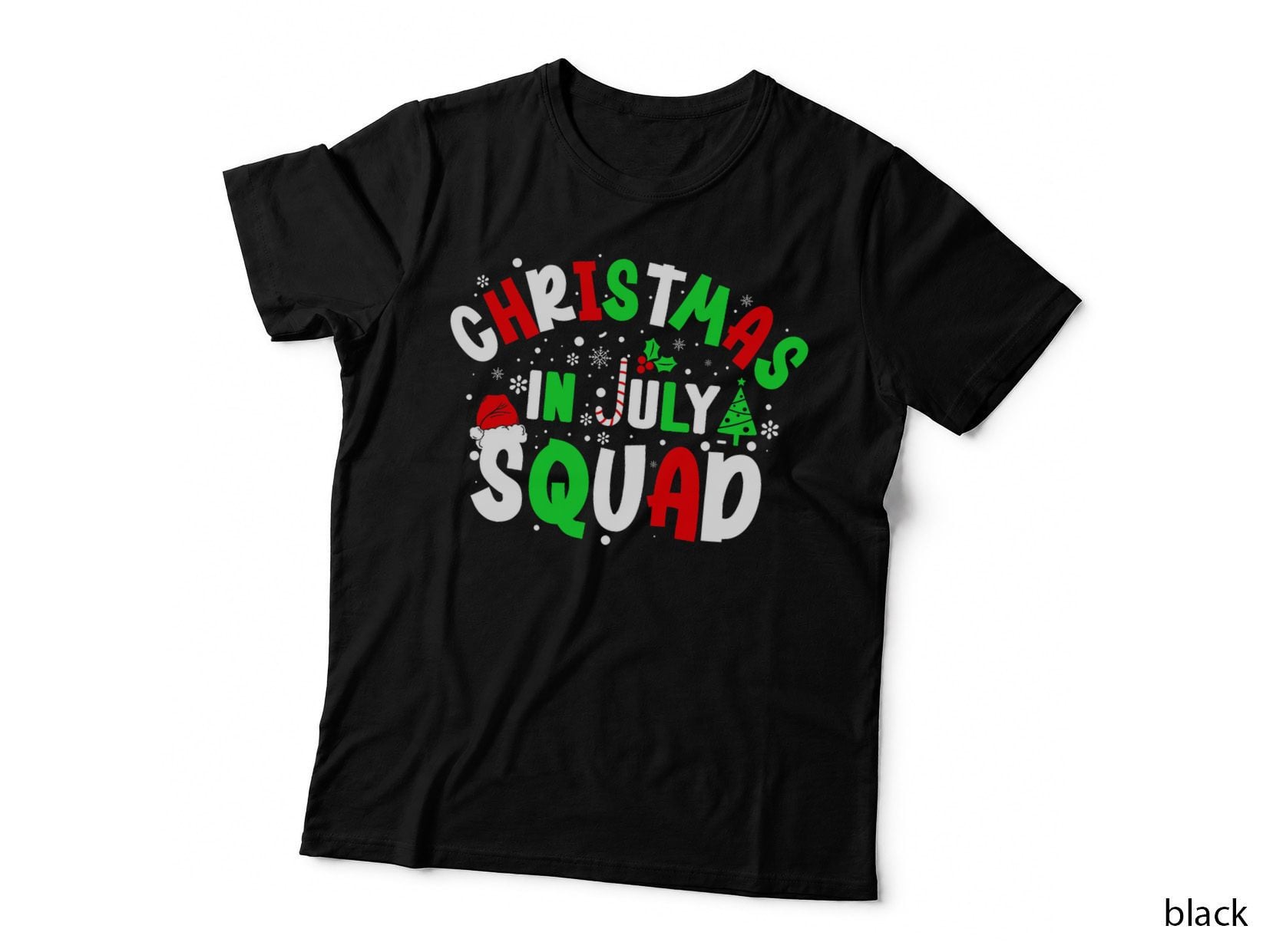 Christmas in July Squad Funny Christma Summer Men Women Kids T-Shirt
