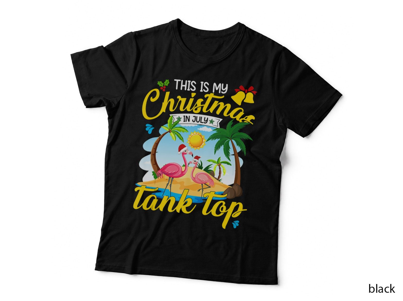 Christmas in July T-Shirt Funny Beach Summer Christmas T-Shirt