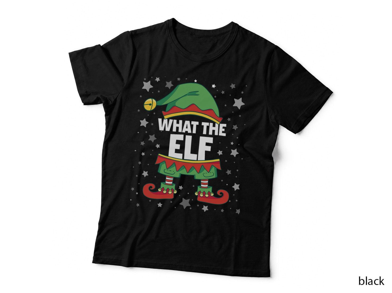 Elf Matching Christmas Shirts Family Group Elf What the Elf T-Shirt