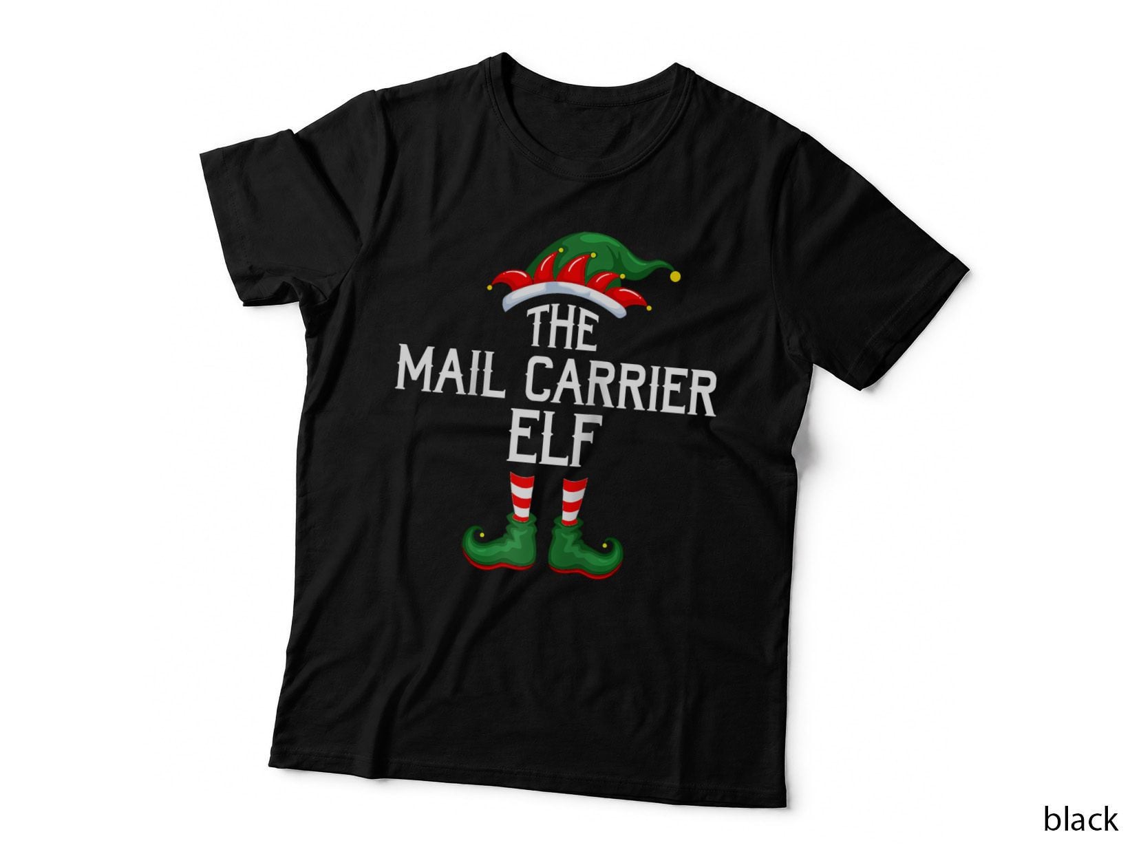 Elf Squad Family Matching the Mail Carrier Christmas, Xmas Festive T-Shirt