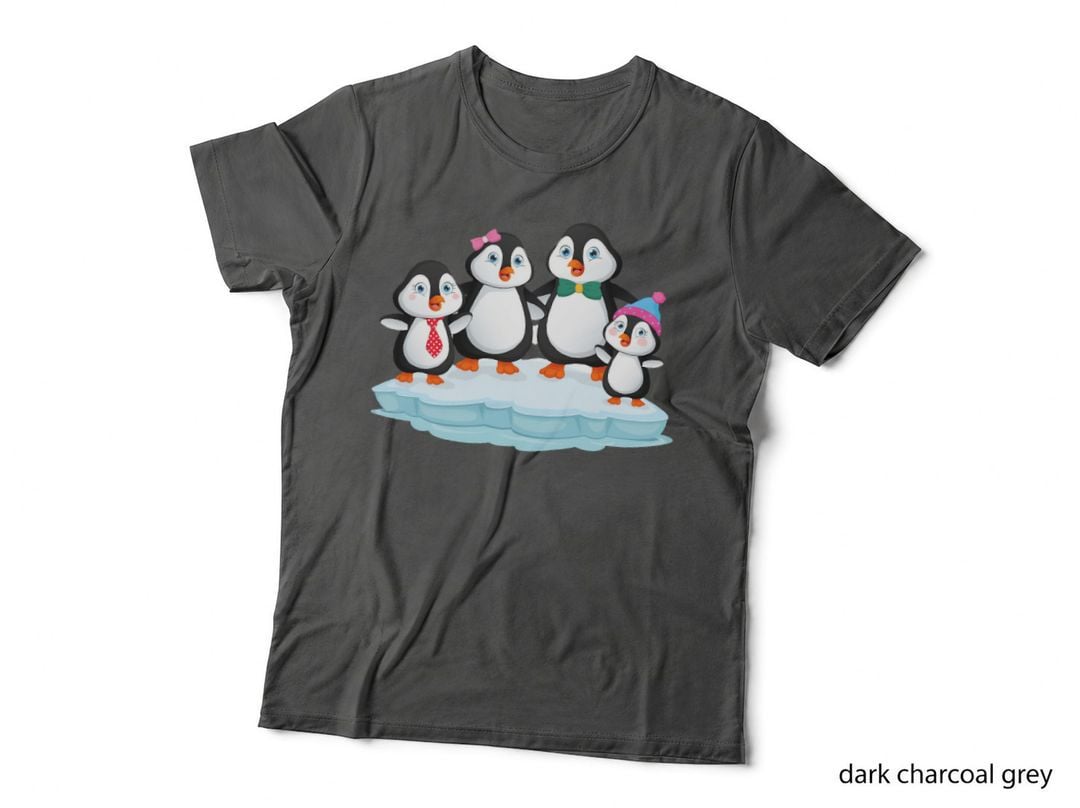 Penguin Family Love Gift Christmas Birthday T-Shirt