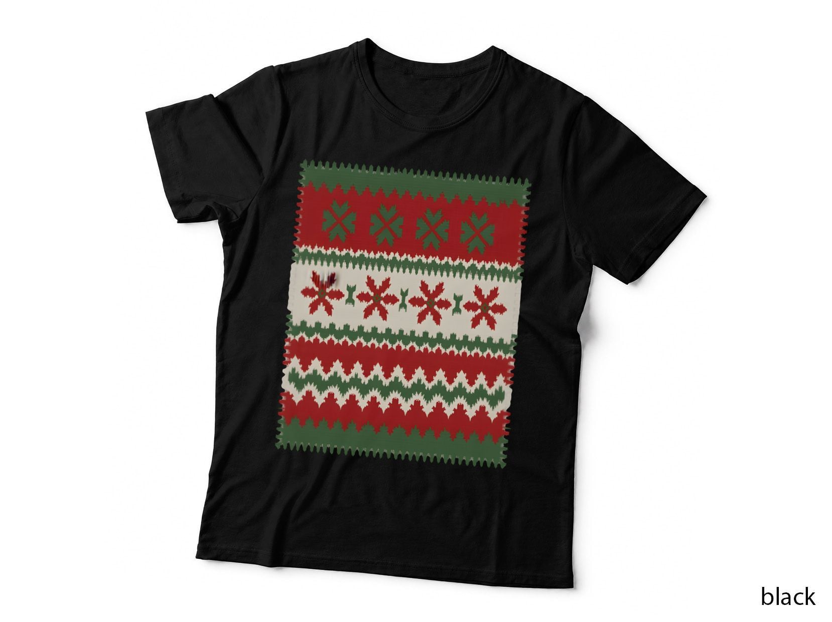 Christmas Cariad Welsh Blanket T-Shirt