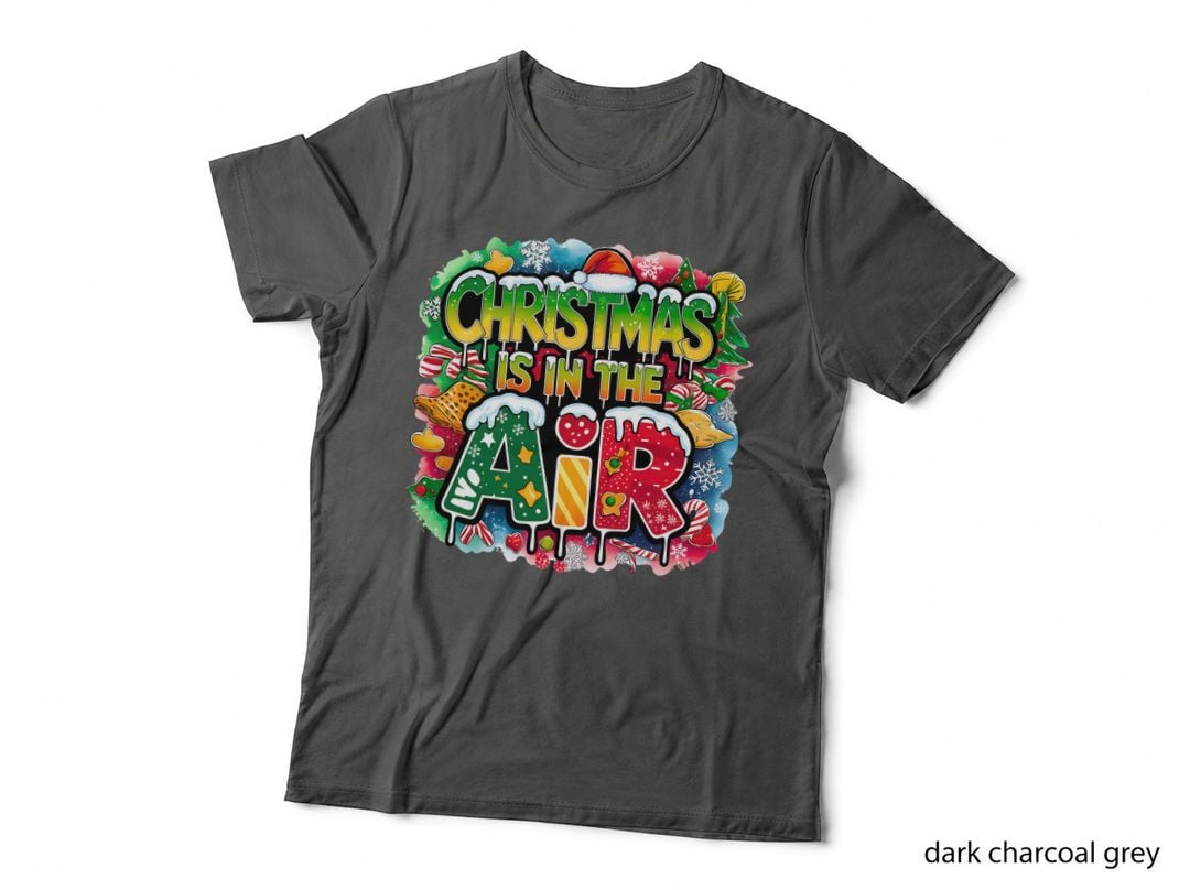 Christmas Is in the Air Festive Holiday Winter Cheer Snowflake T-Shirt