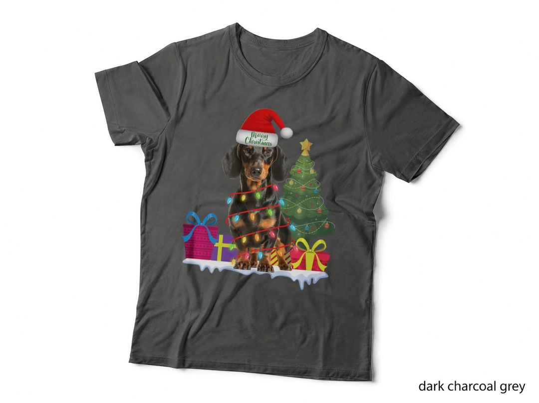 Dachshund Dackel Wiener Dog Ugly Christmas Sweater Teckels T-Shirt