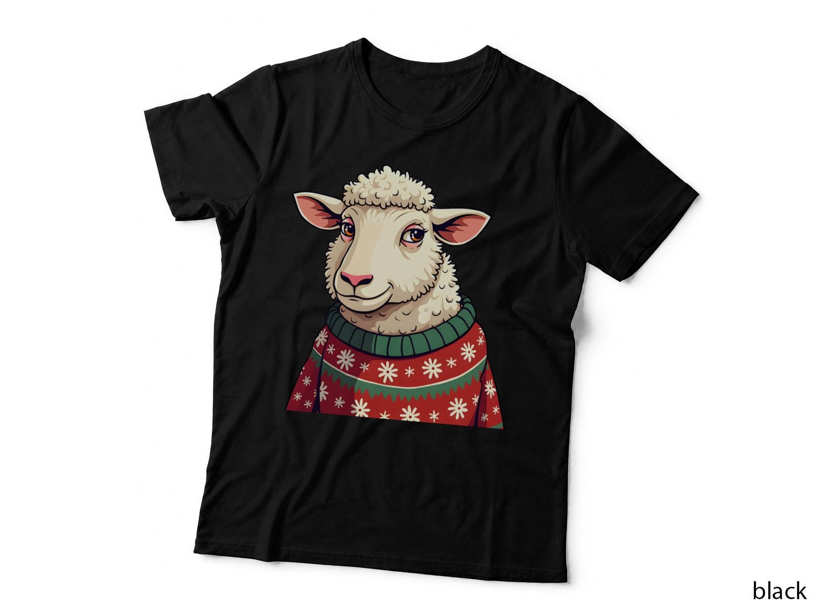 Festive Jumper Sheep Bah Humbug T-Shirt