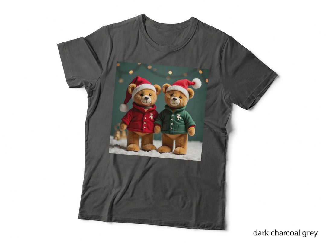 Festive Teddy Bears Christmas Holiday Family T-Shirt