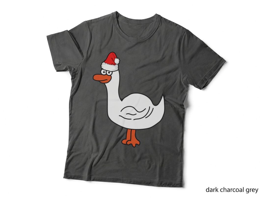 Funny Christmas Goose Xmas Geese Poultry Chicken Farm Gift T-Shirt