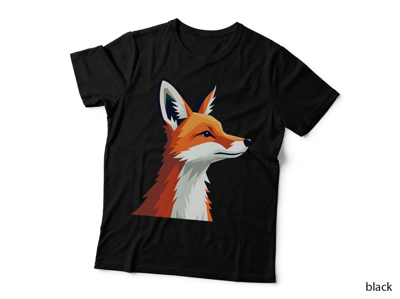 Geometric Fox Christmas T-Shirt