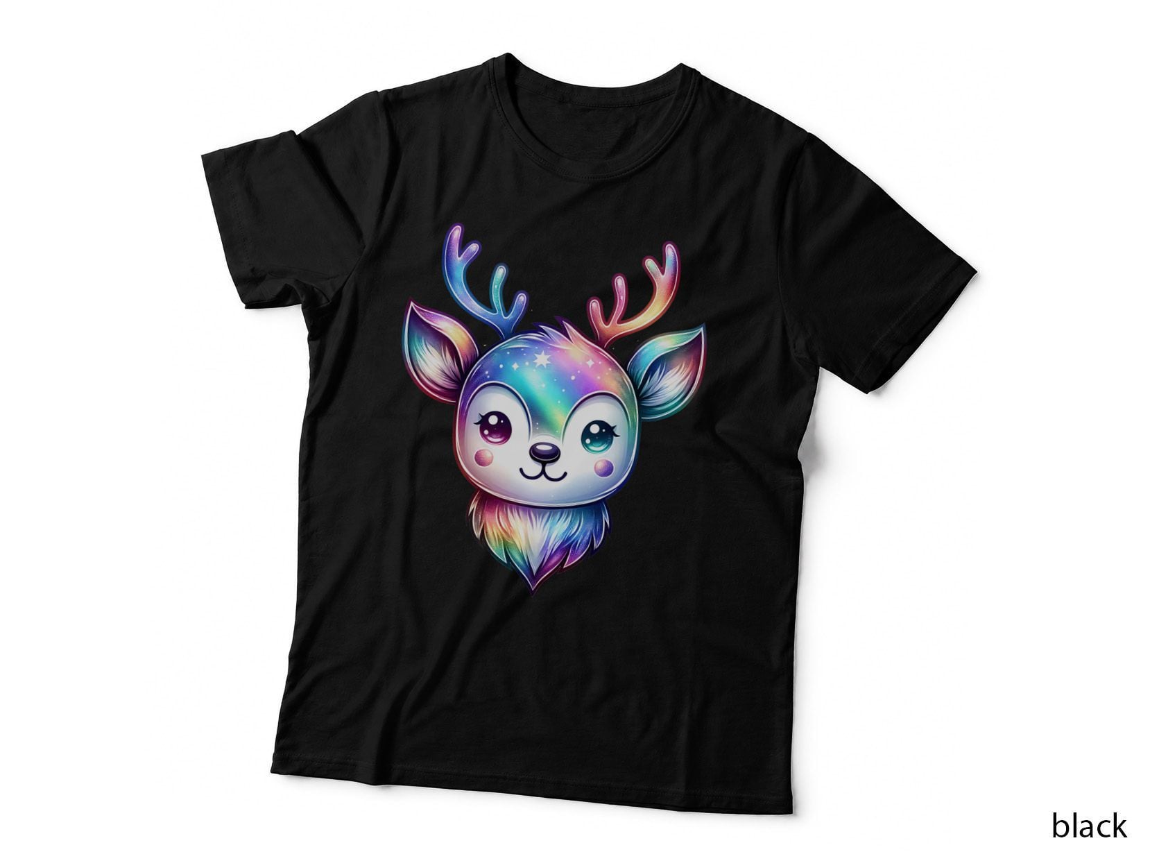 Iridescent Reindeer, Collegiate, Streetwear, Soft Comfort, Gift T-Shirt