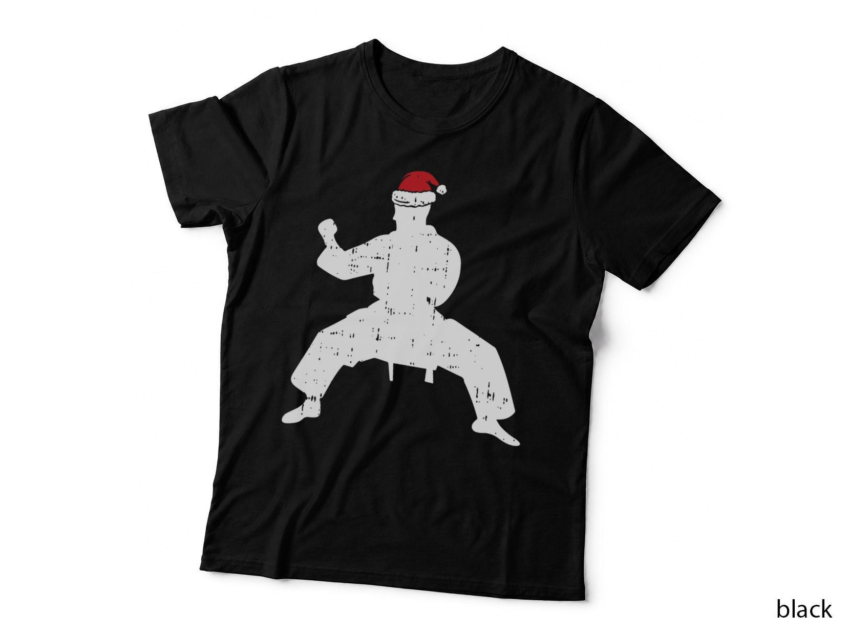 Karate Martial Arts Christmas Pajama Cool X-Mas Holiday T-Shirt