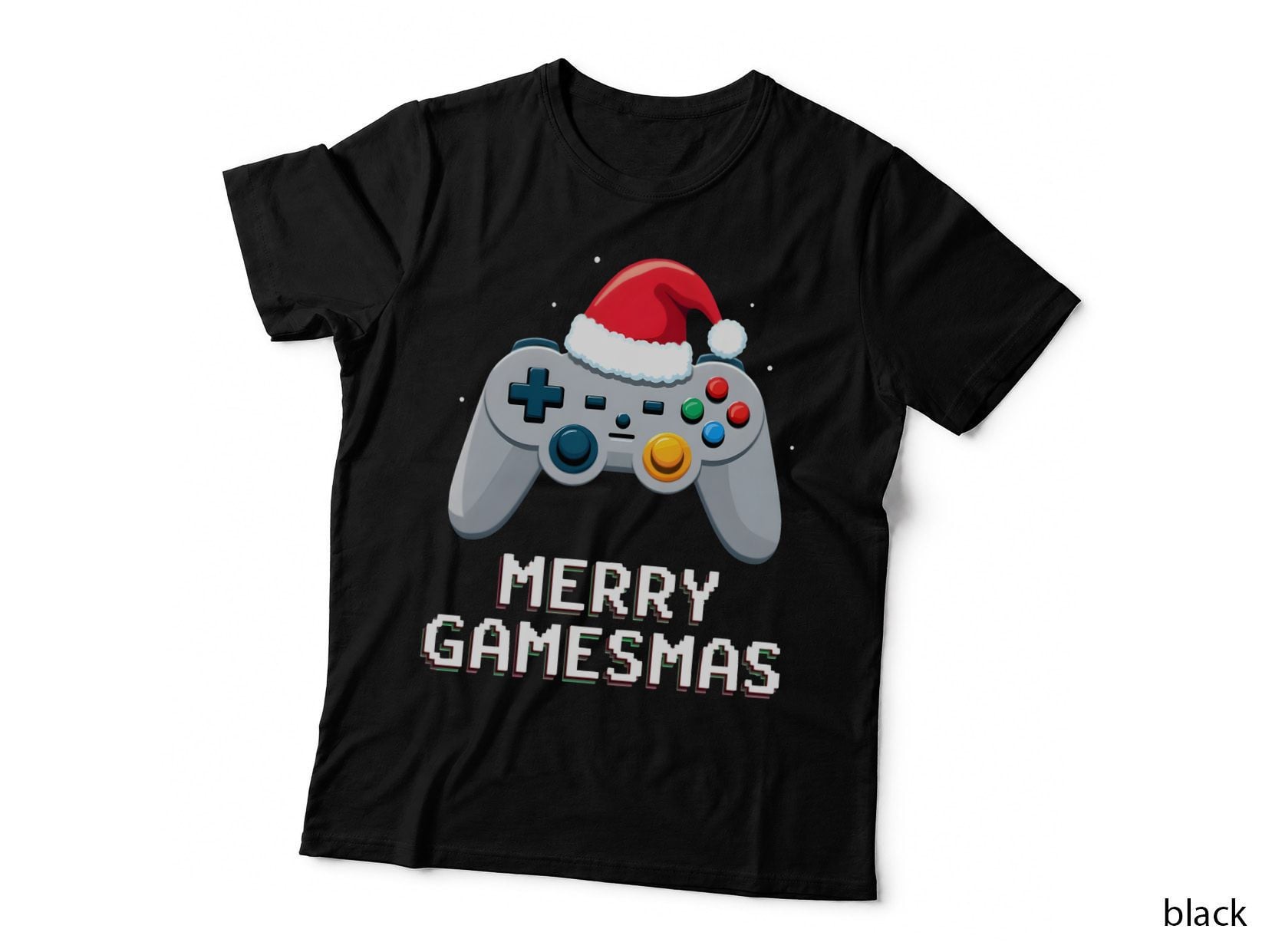 Merry Gamesmas Santa Gamer Christmas Holiday T-Shirt