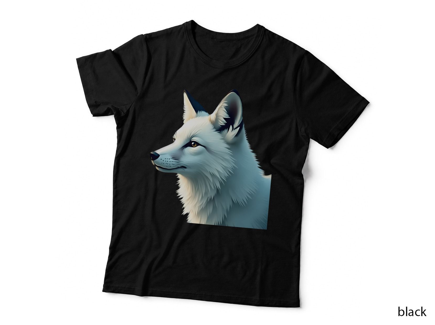 Minimalist Arctic Fox Christmas T-Shirt
