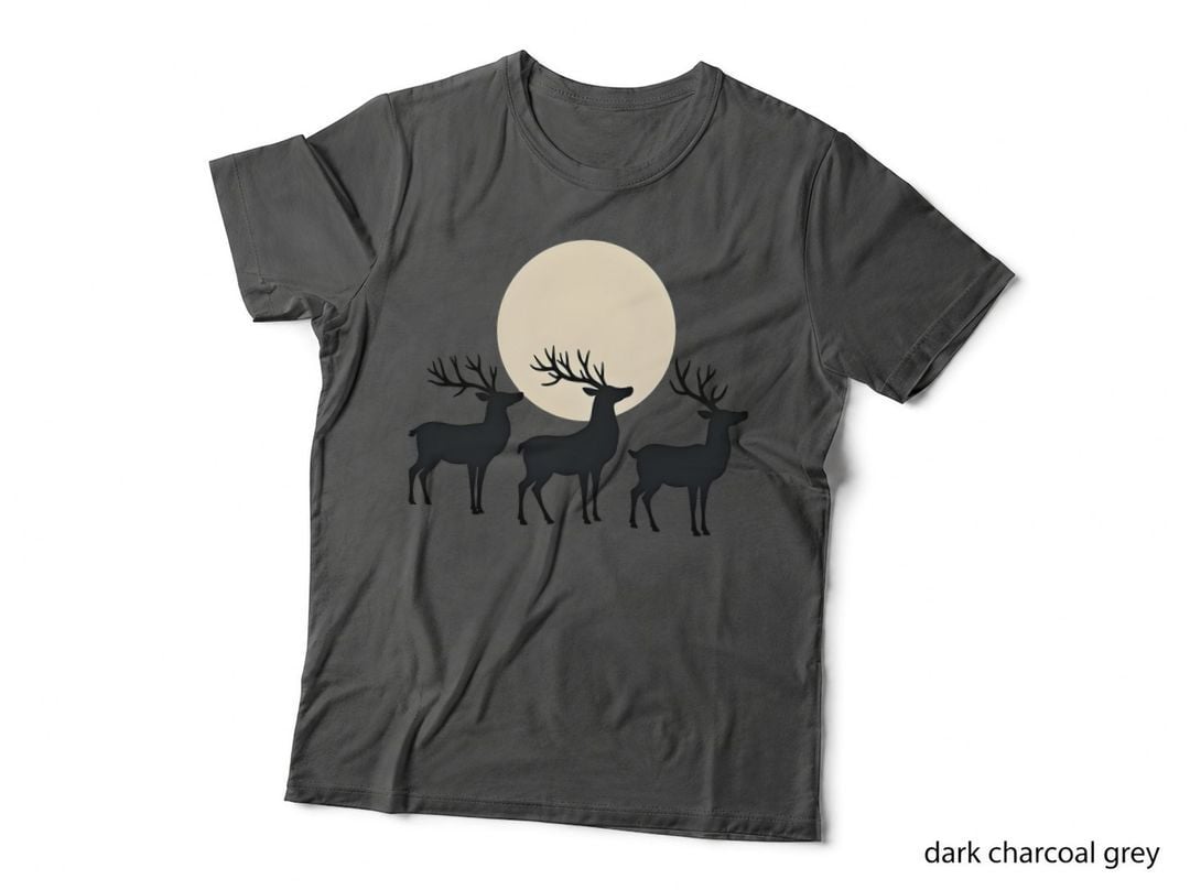 Modern Reindeer Christmas T-Shirt