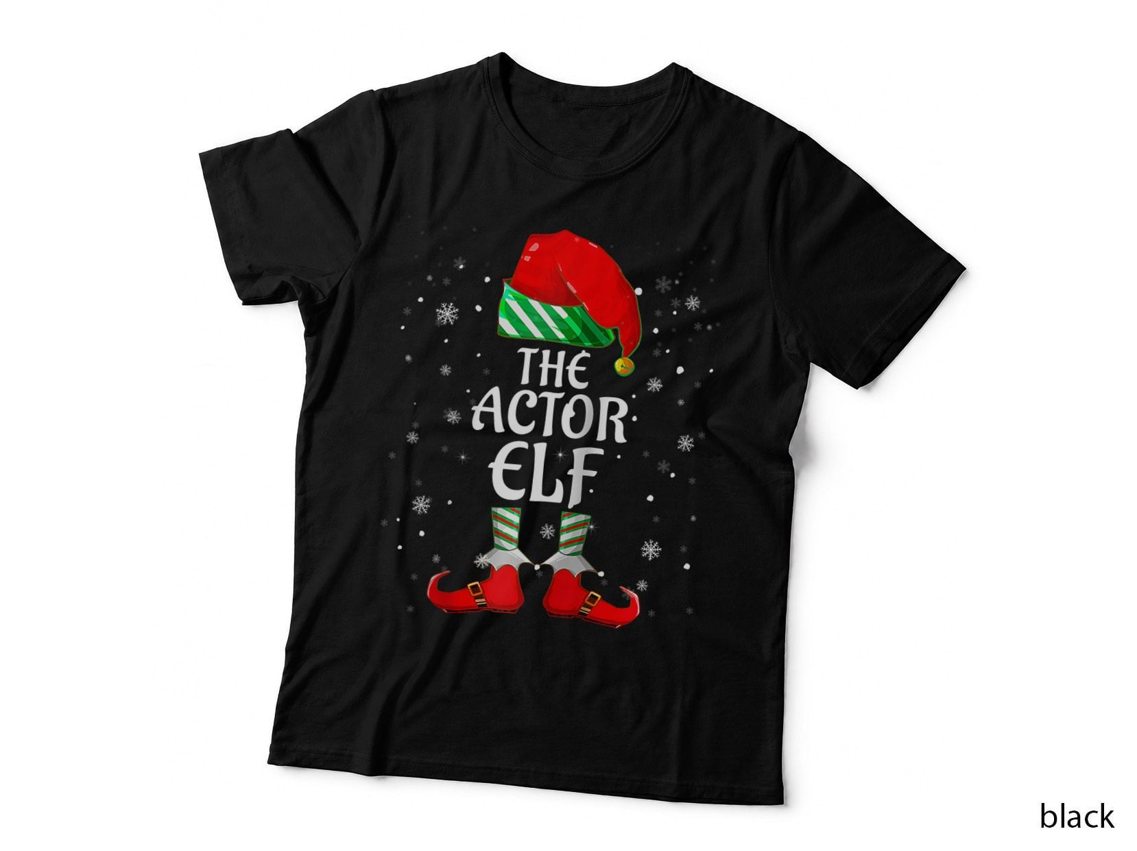 Actor Elf Family Matching Group Christmas Holiday Fun T-Shirt