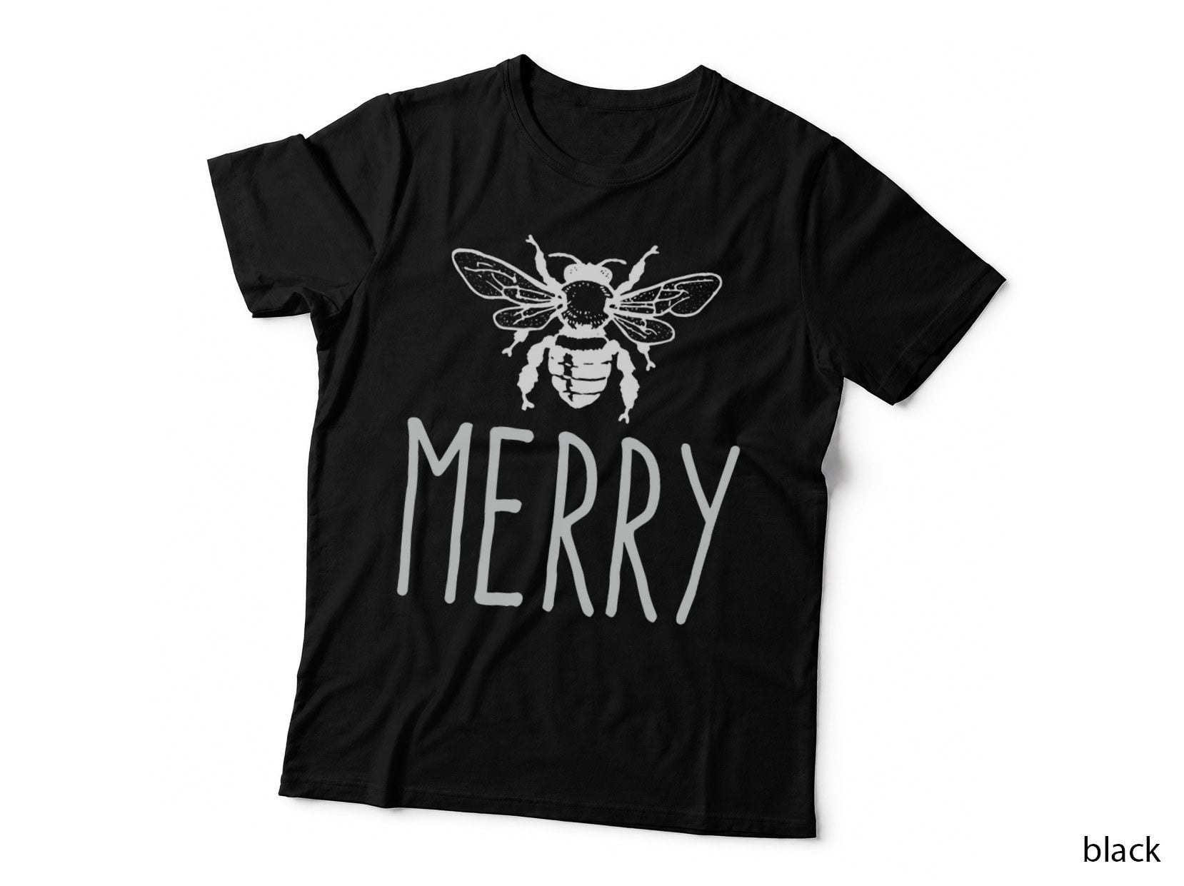 Be Merry, Festive Christmas Bumble Bee for Nature Lovers T-Shirt