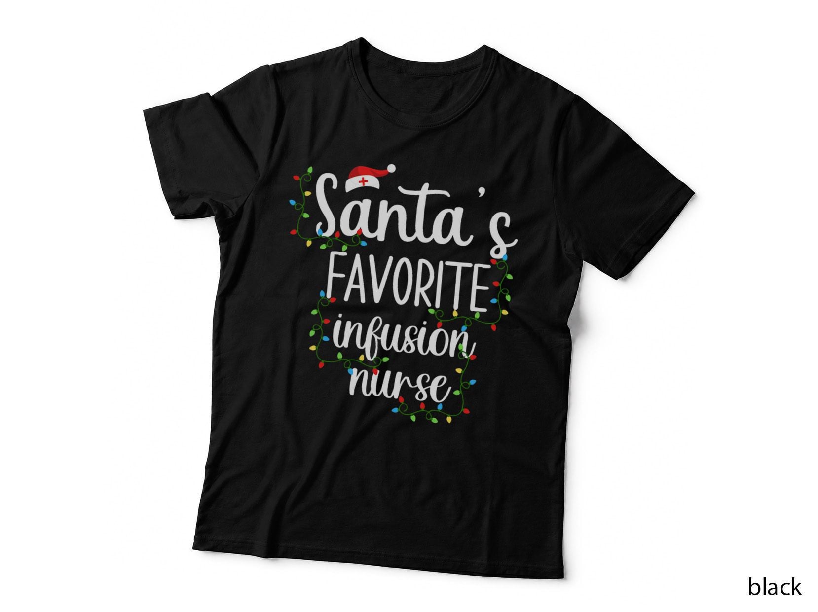 Funny Christmas Santa Infusion Nurse for Men and Women T-Shirt