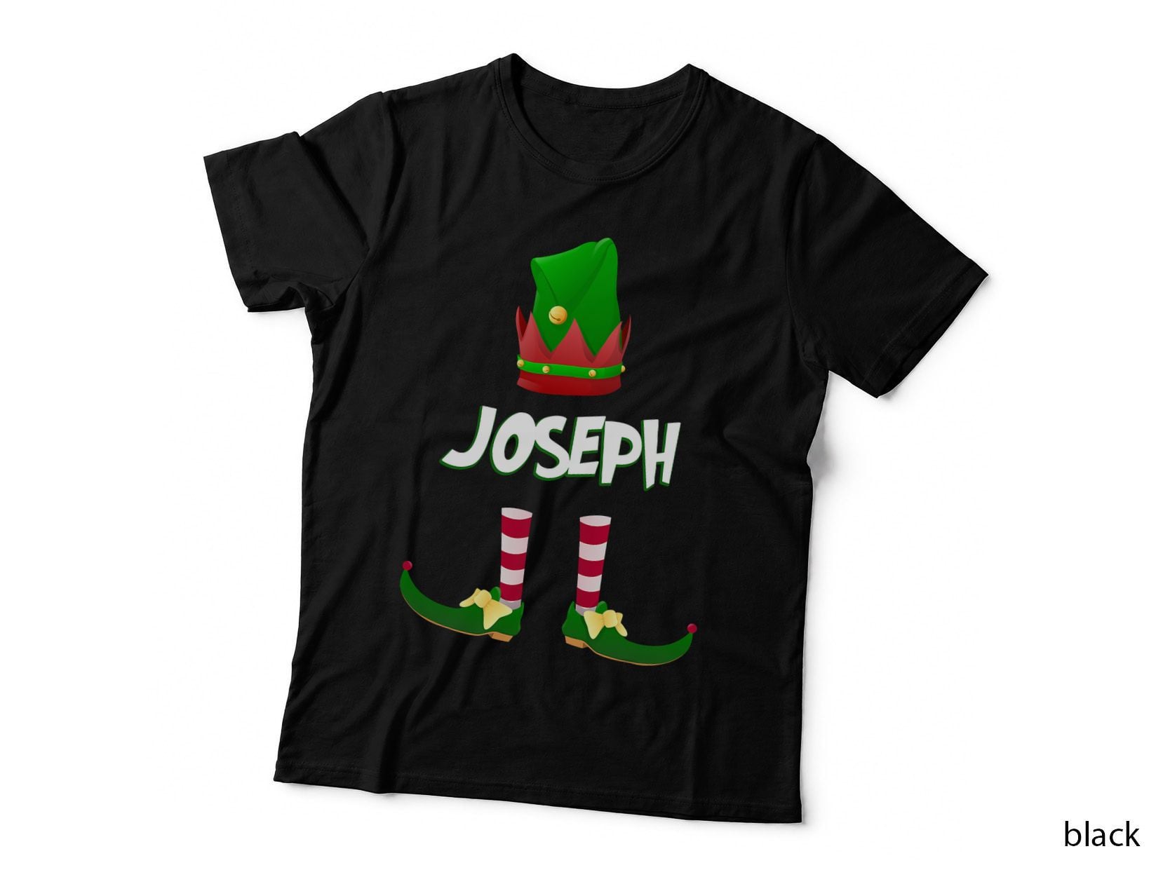 Funny Matching Family Elf Costume Joseph T-Shirt