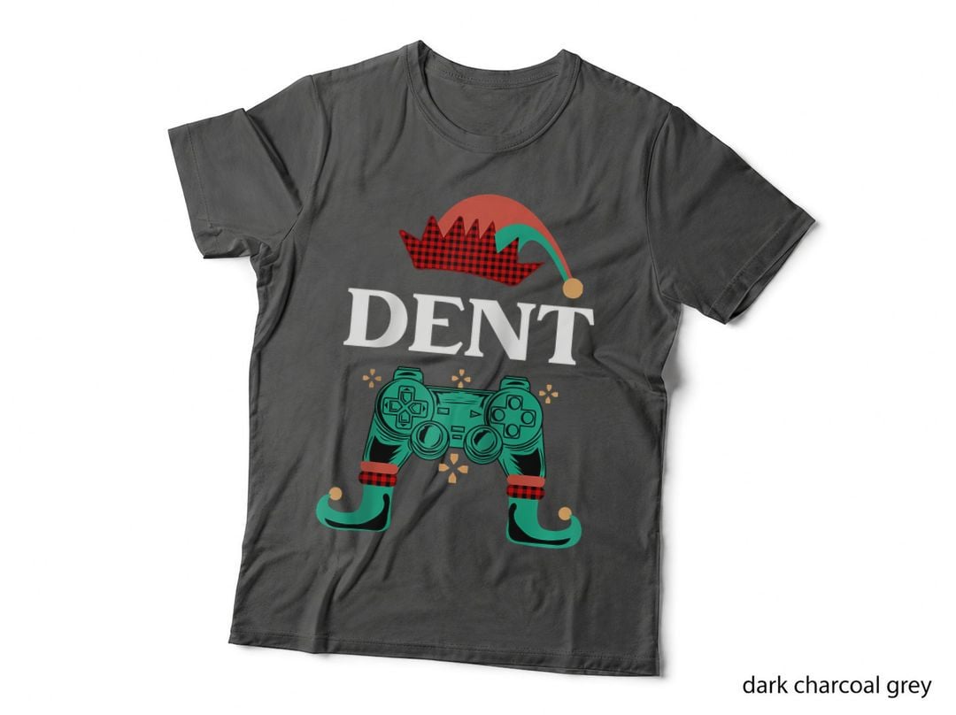 Gamer Elf Custom Name Dent Christmas Legendary Video Game, Gift T-Shirt