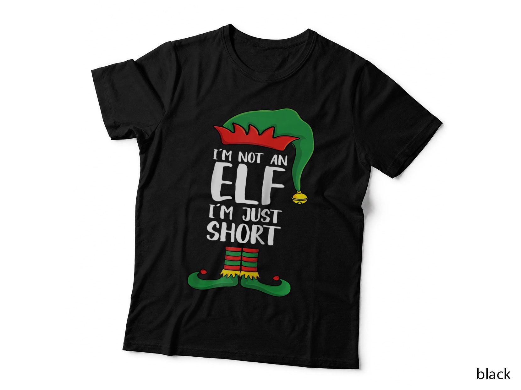 I'm NOT AN ELF Family Christmas PJ Matching Men Women Kids T-Shirt