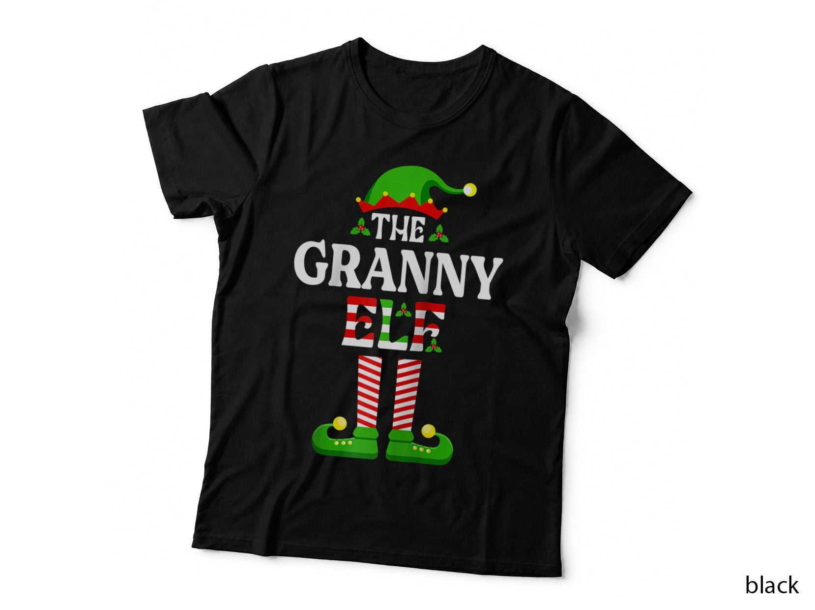 I'm the Granny Elf Funny Christmas Family Matching Trendy T-Shirt