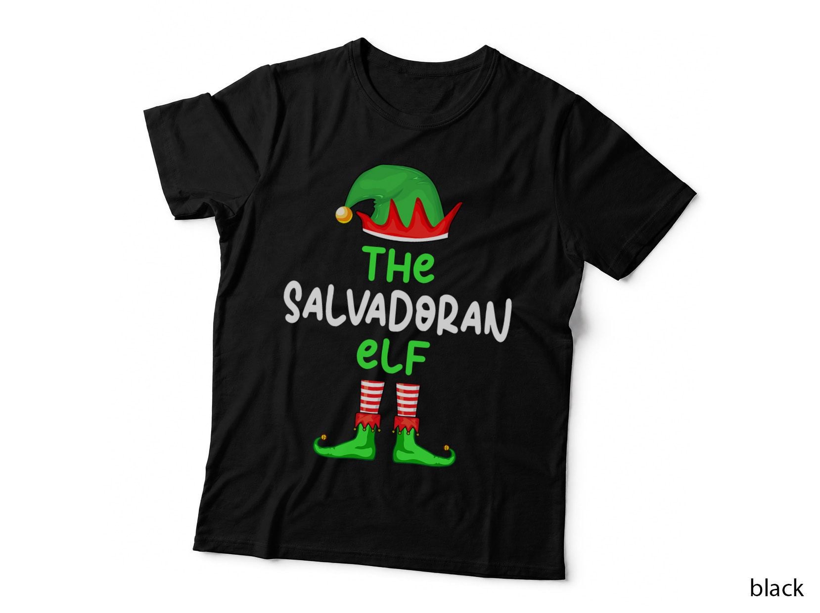 I'm the Salvadoran Elf El Salvador Christmas Funny Pajama T-Shirt