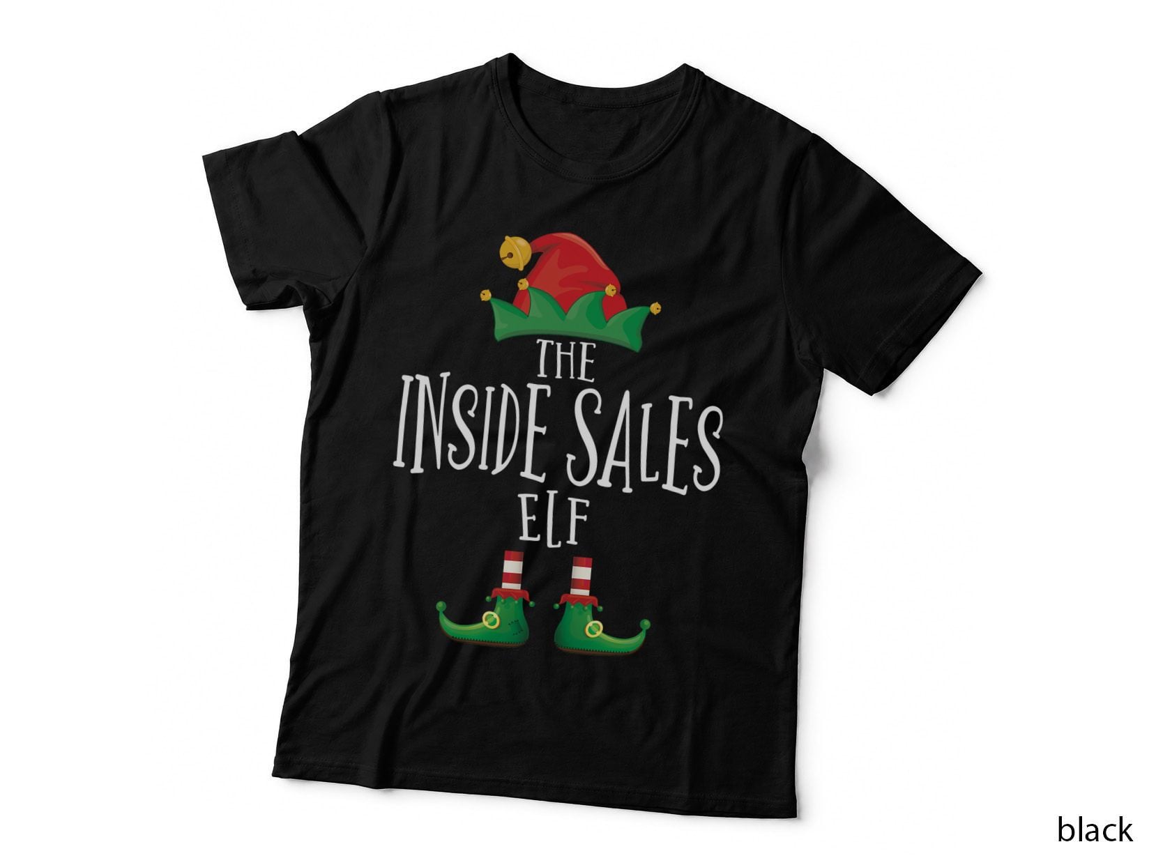 Inside Sales Elf Funny Family Matching Group Christmas T-Shirt