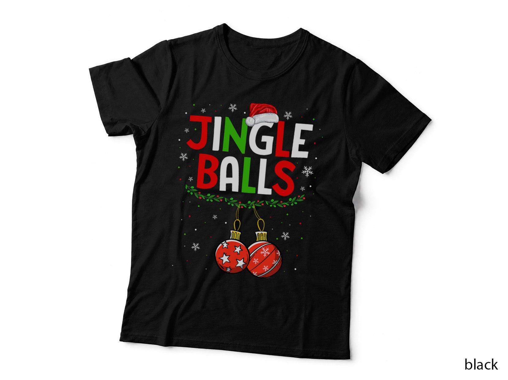 Jingle Balls Tinsel Tits Matching Chestnuts Christmas Couple T-Shirt