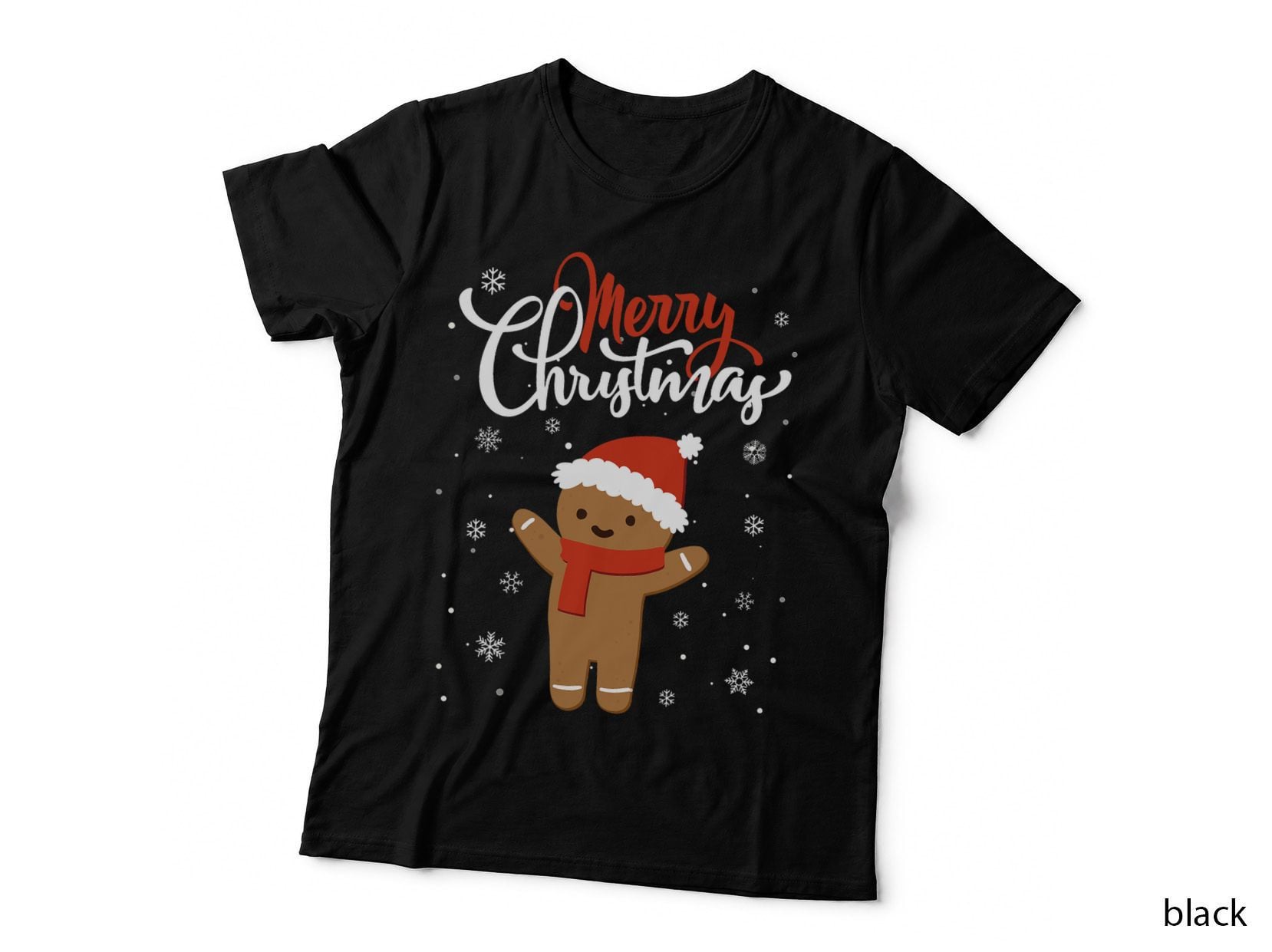 Merry Christmas Gingerbread Xmas Christmas Cookie Bakers T-Shirt