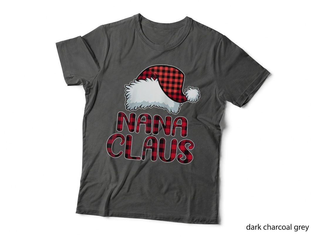 Nana Claus Funny Christmas Pajama Family Matching T-Shirt