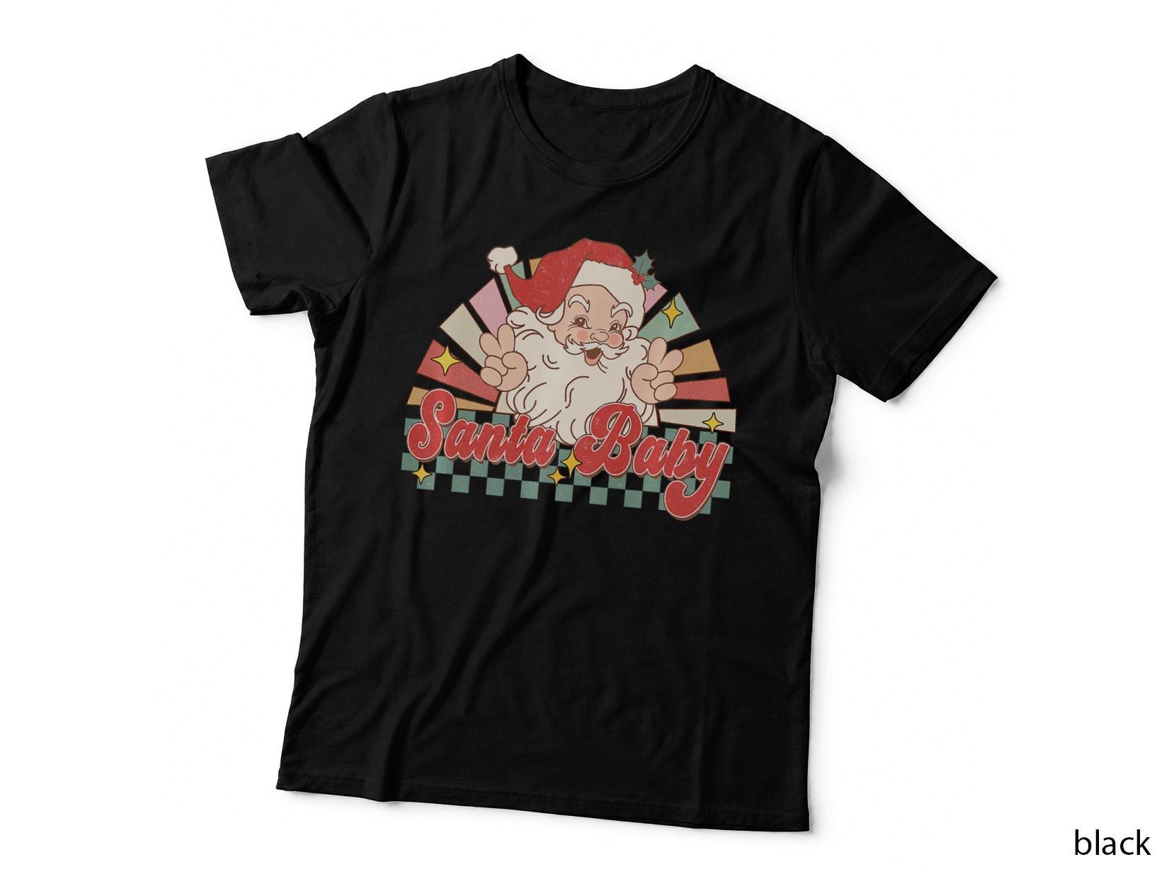 Santa Baby Funny Santa Claus Merry Christmas Family T-Shirt