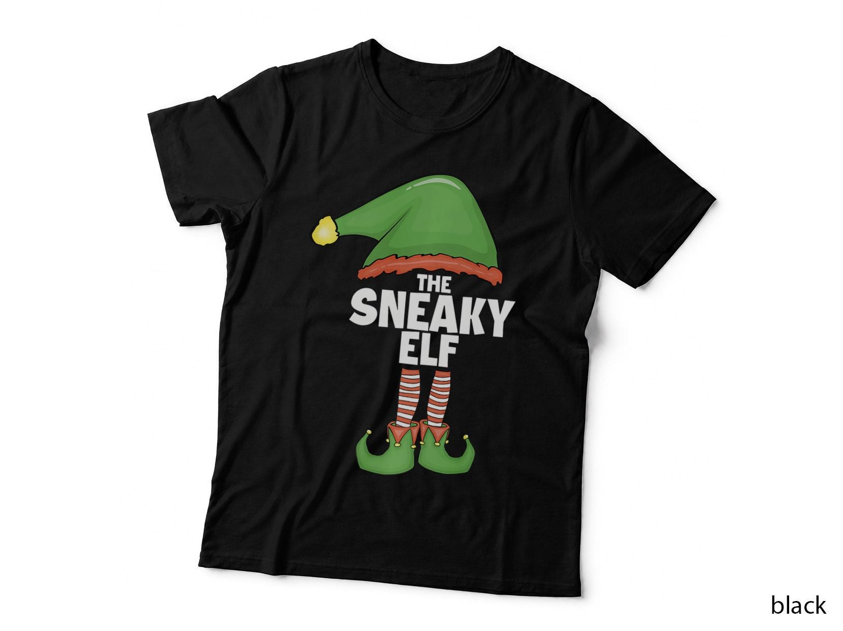 Sneaky Elf Family Xmas Holiday Shirt Santa Christmas, Gift T-Shirt