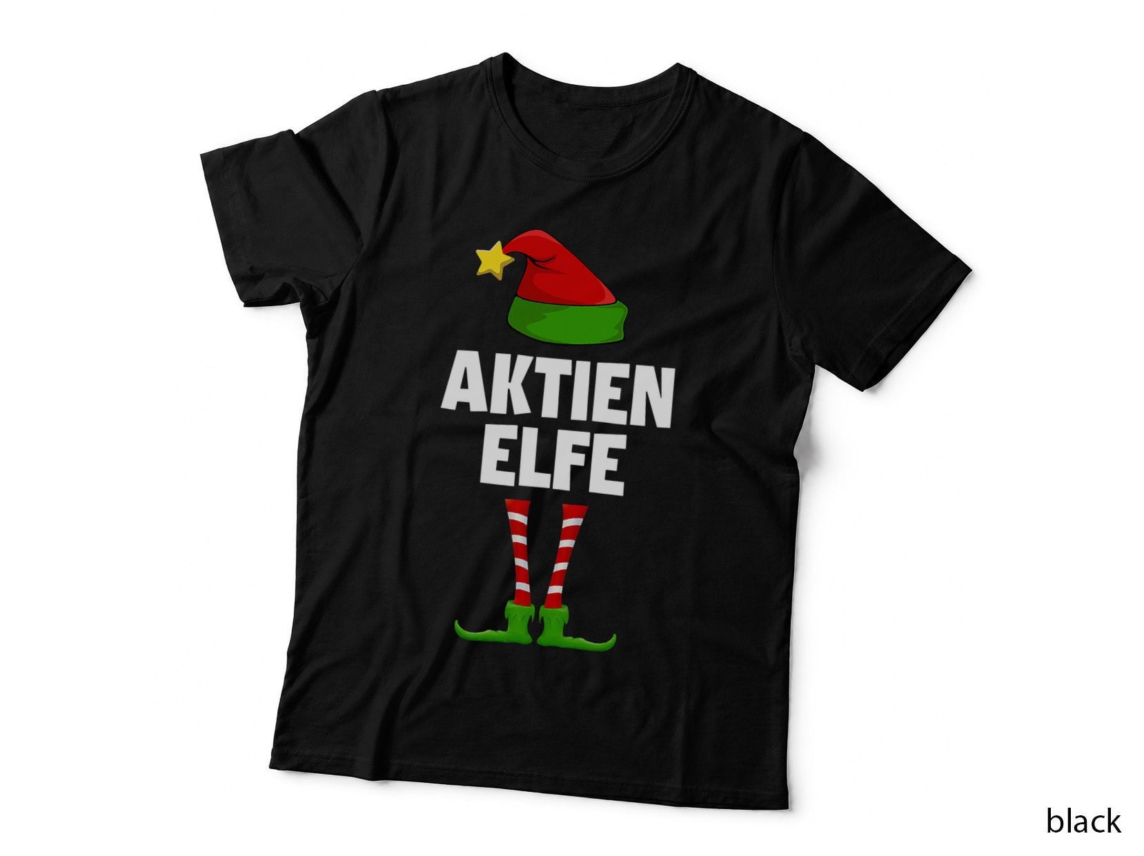 Stock Elf Partner Look Elves Family Outfit Christmas T-Shirt