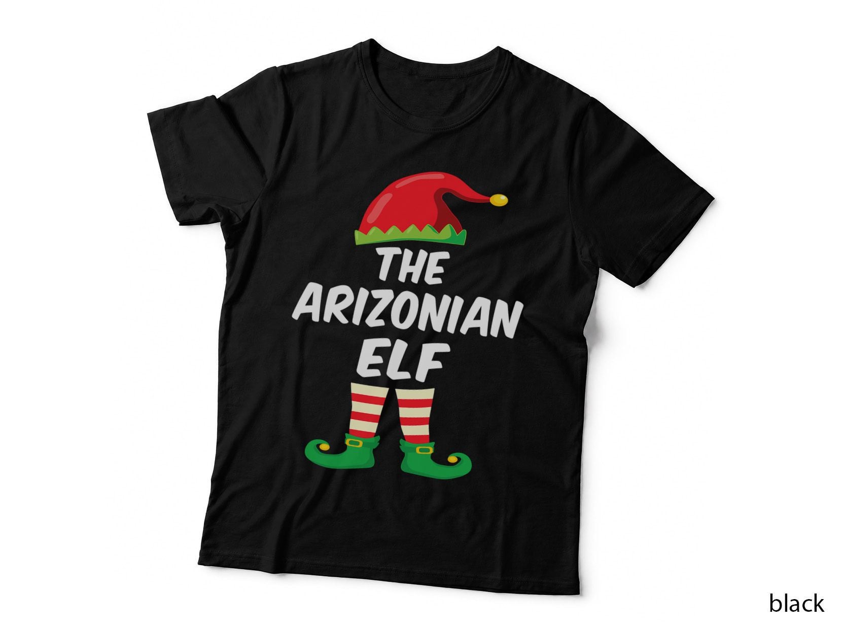 The Arizonian Elf Family Matching Funny Christmas Costume T-Shirt