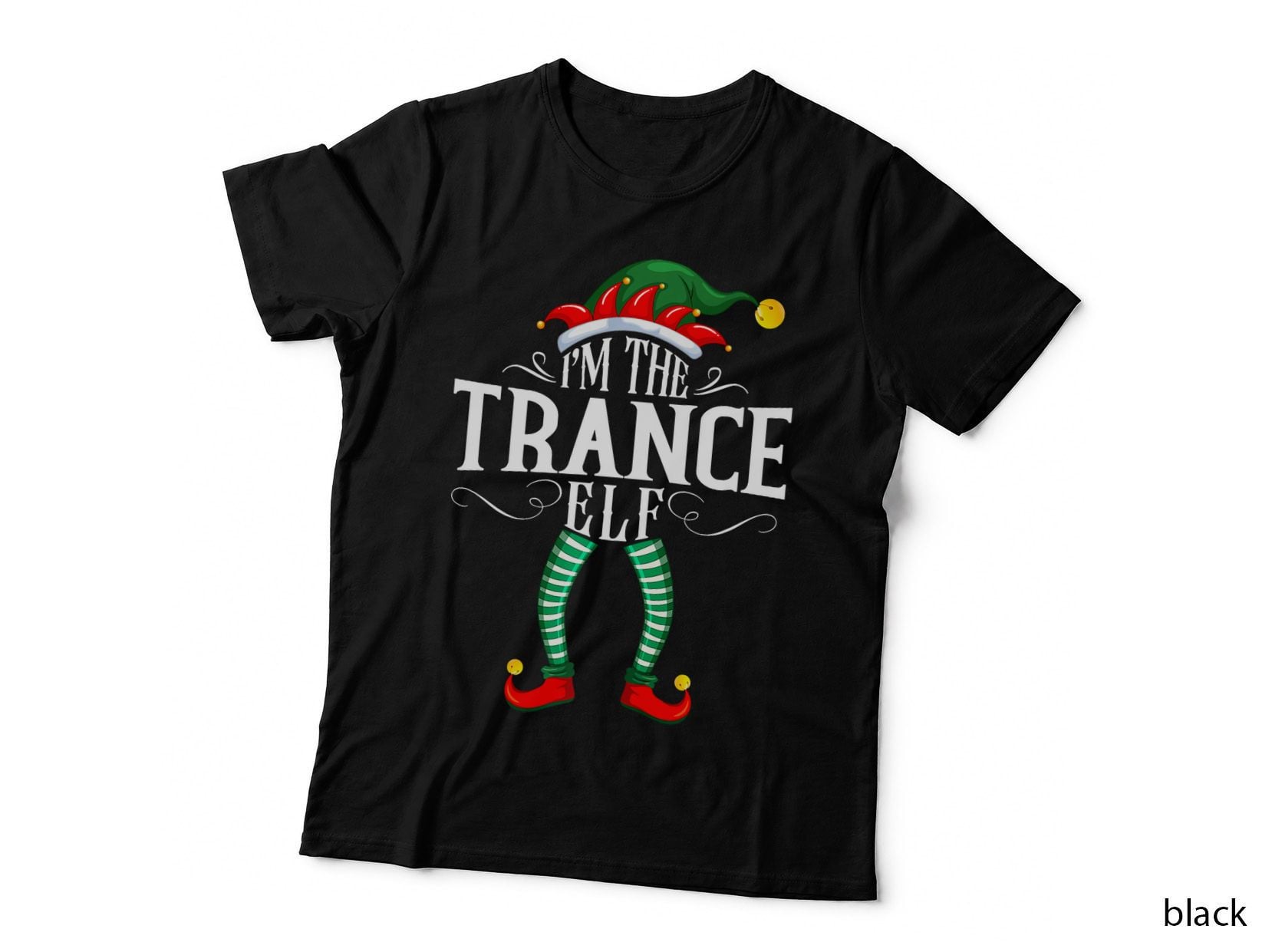 Xmas Trance Elf Matching Family Christmas PJS Holiday T-Shirt