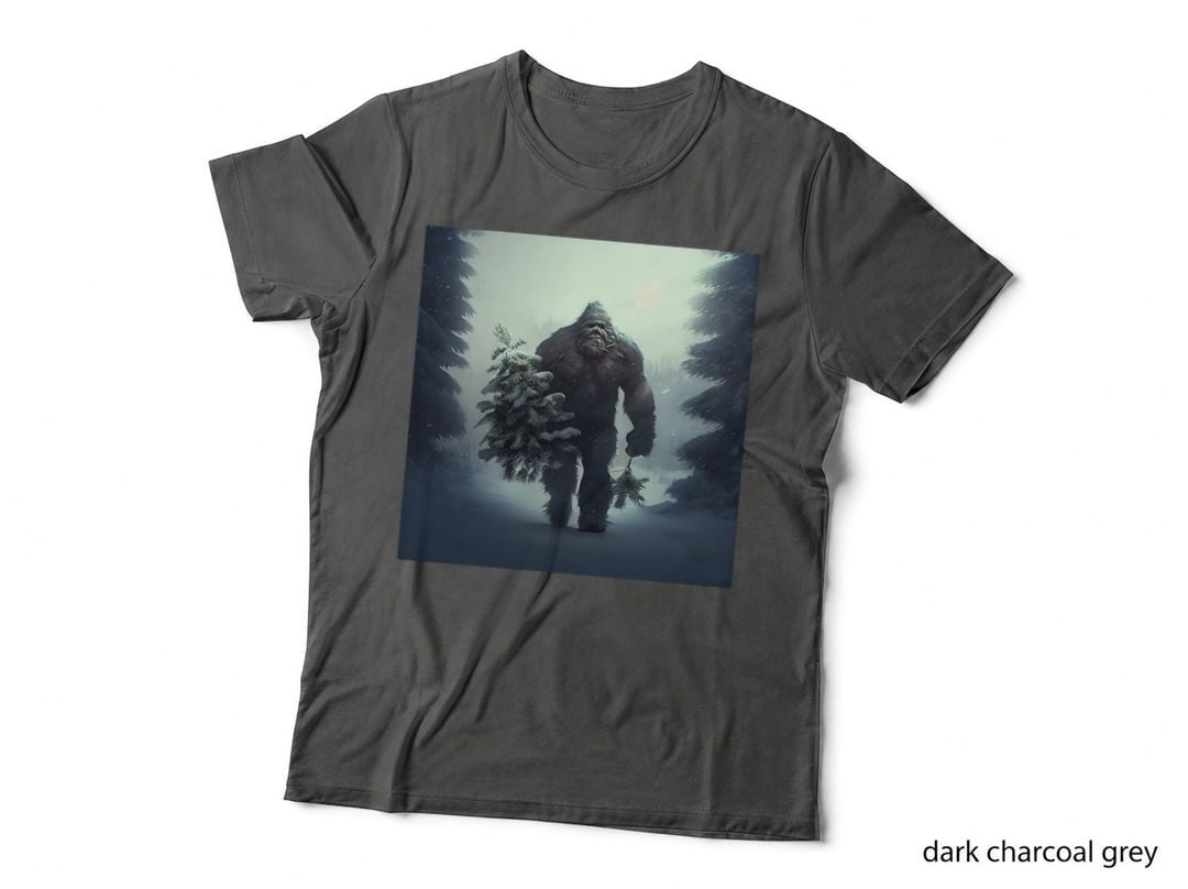 A Bigfoot Christmas! Crewneck Sweatshirt, Holiday Gift T-Shirt