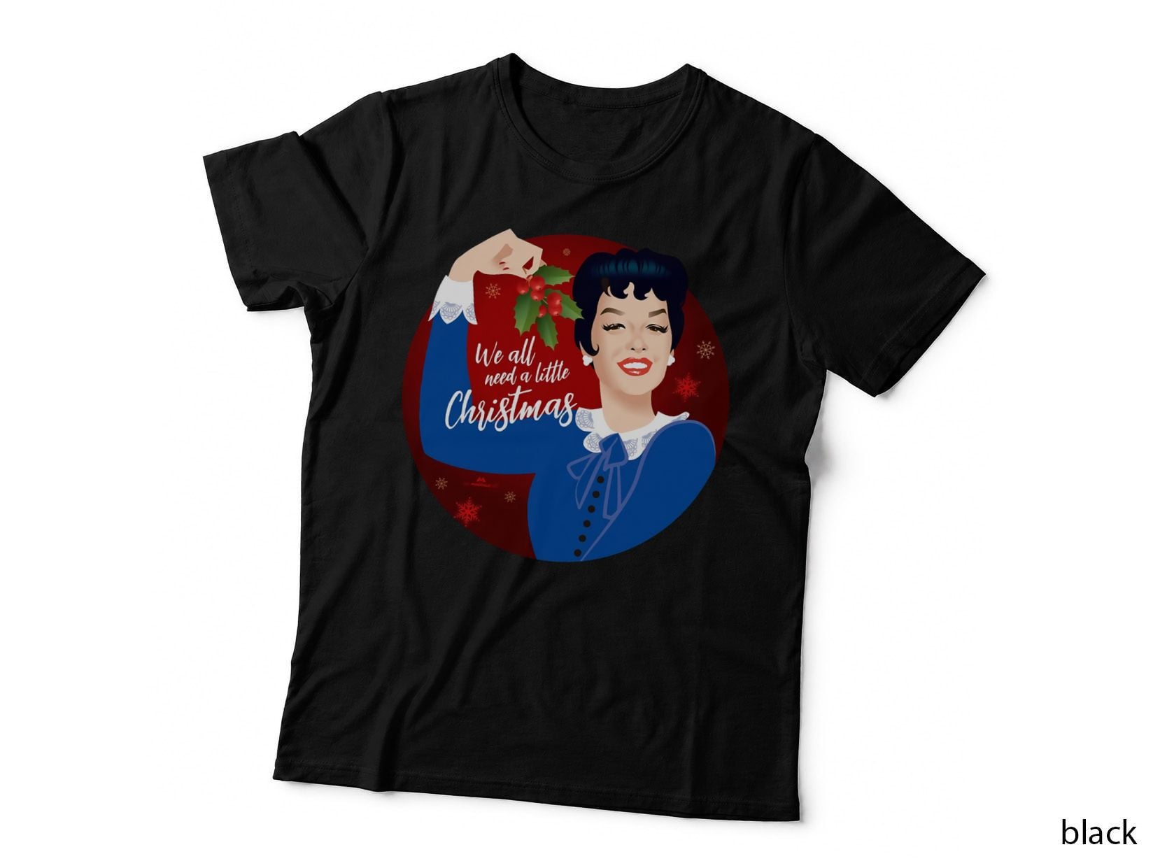 A Liittle Auntie Mame Christmas Crewneck Sweatshirt, Xmas Present T-Shirt