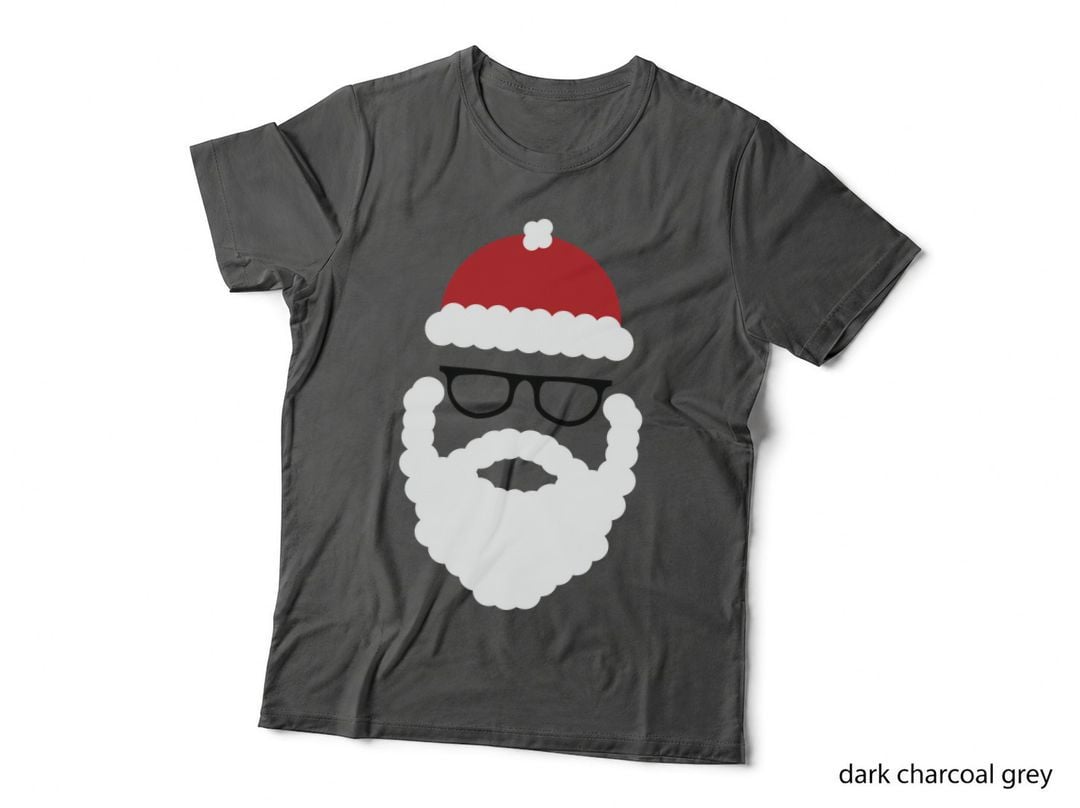 Brooklyn Surf Hipster Santa Christmas Hoodie, Xmas Present T-Shirt