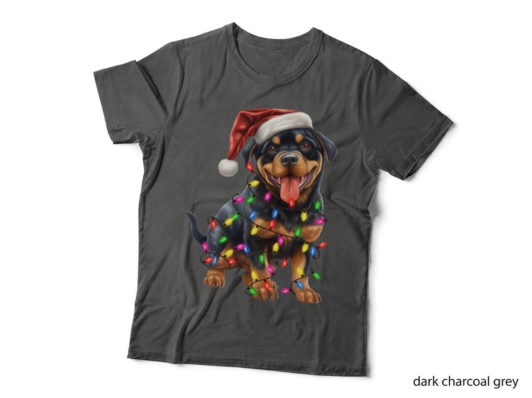 Christmas Rottweiler Crewneck Sweatshirt, Xmas Present T-Shirt