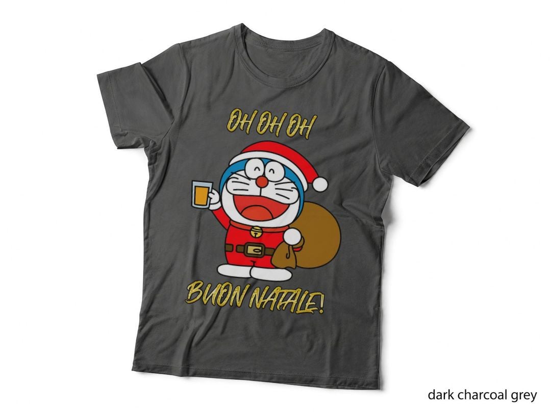 Doraemon Christmas Crewneck Sweatshirt, Festive Wear, Holiday Gift T-Shirt