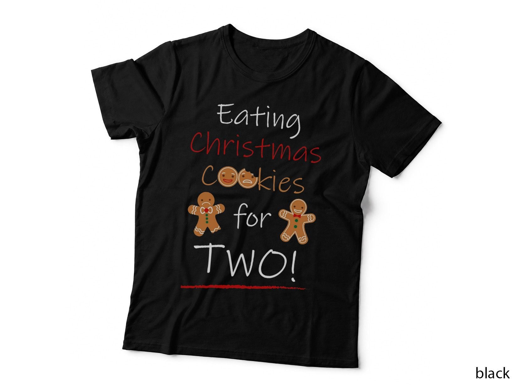 Eating Christmas Cookies for Two Crewneck Sweatshirt T-Shirt