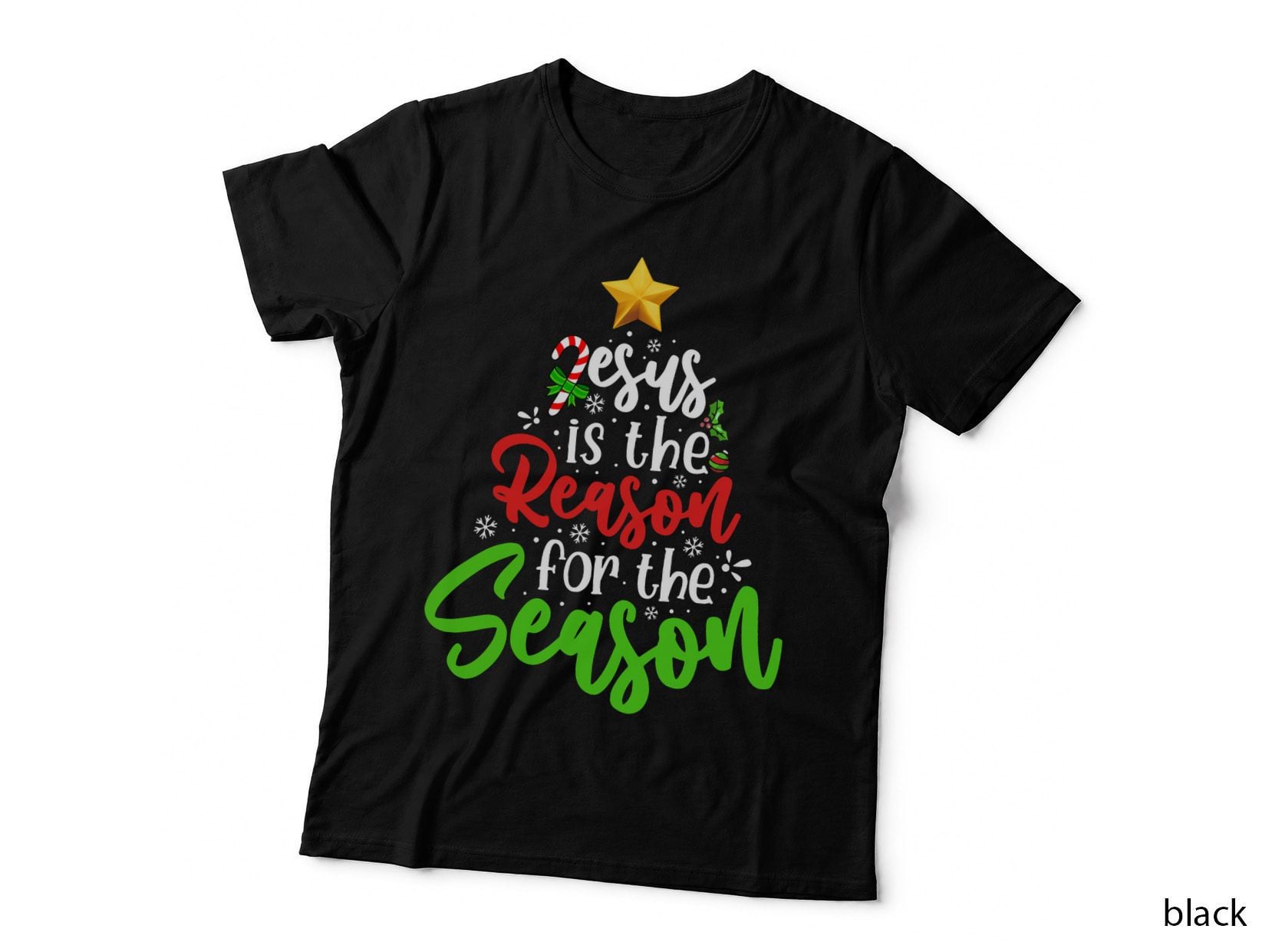 Funny Christian Jesus the Reason Christmas Stocking Stuffer T-Shirt