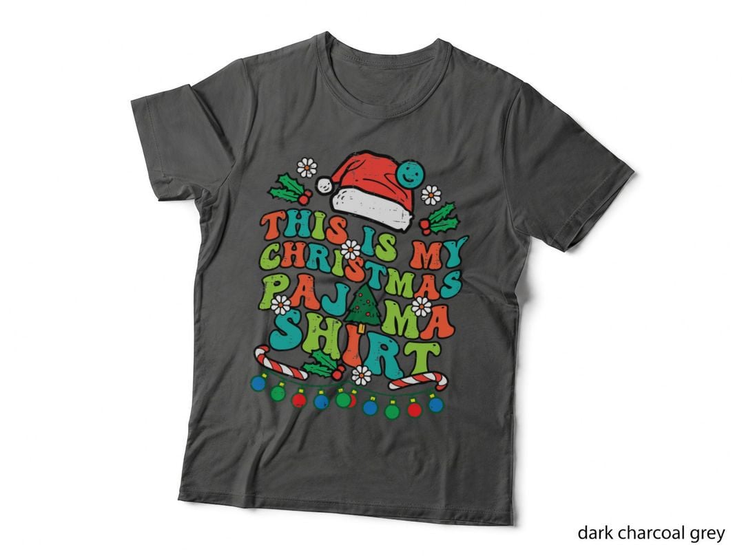 Groovy This Is My Christmas Retro Xmas Men Women Kids T-Shirt