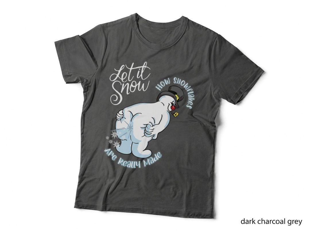 How Snowflakes Are Really Made, Funny Snowman Christmas T-Shirt