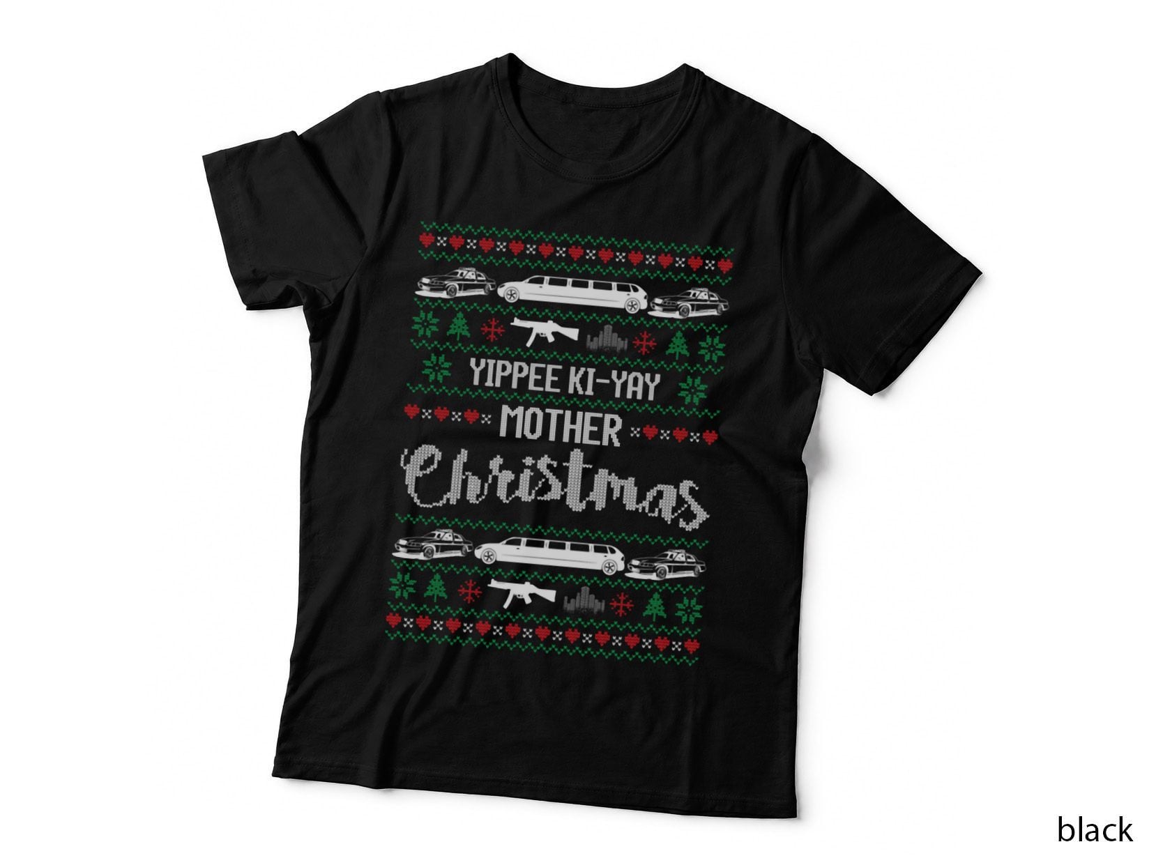 Yipee Ki-Yay Funny Christmas Mother Ugly Christmas Sweaters T-Shirt