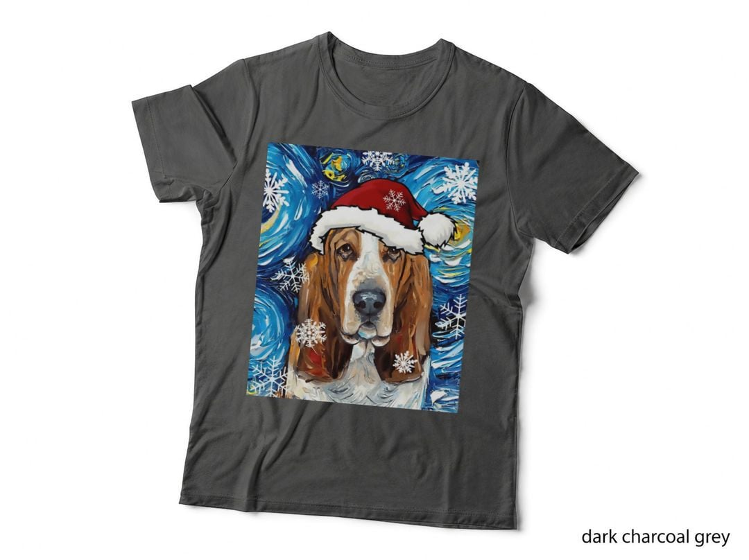 Basset Hound Santa T-Shirt